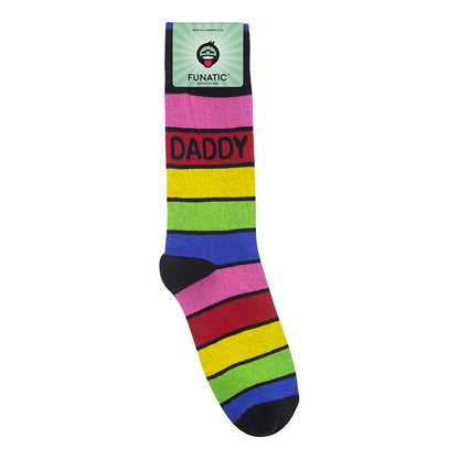 Funatic Daddy Gay Rainbow Socks