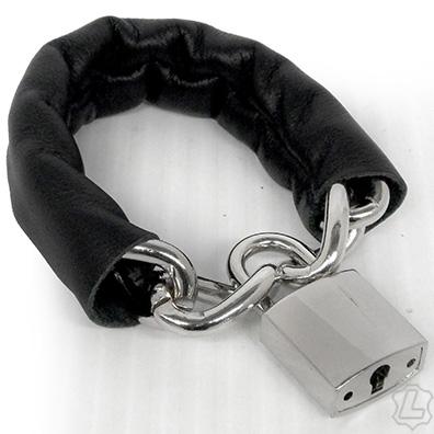 KOOKIE LEATHER CHAIN BRACELET M/L