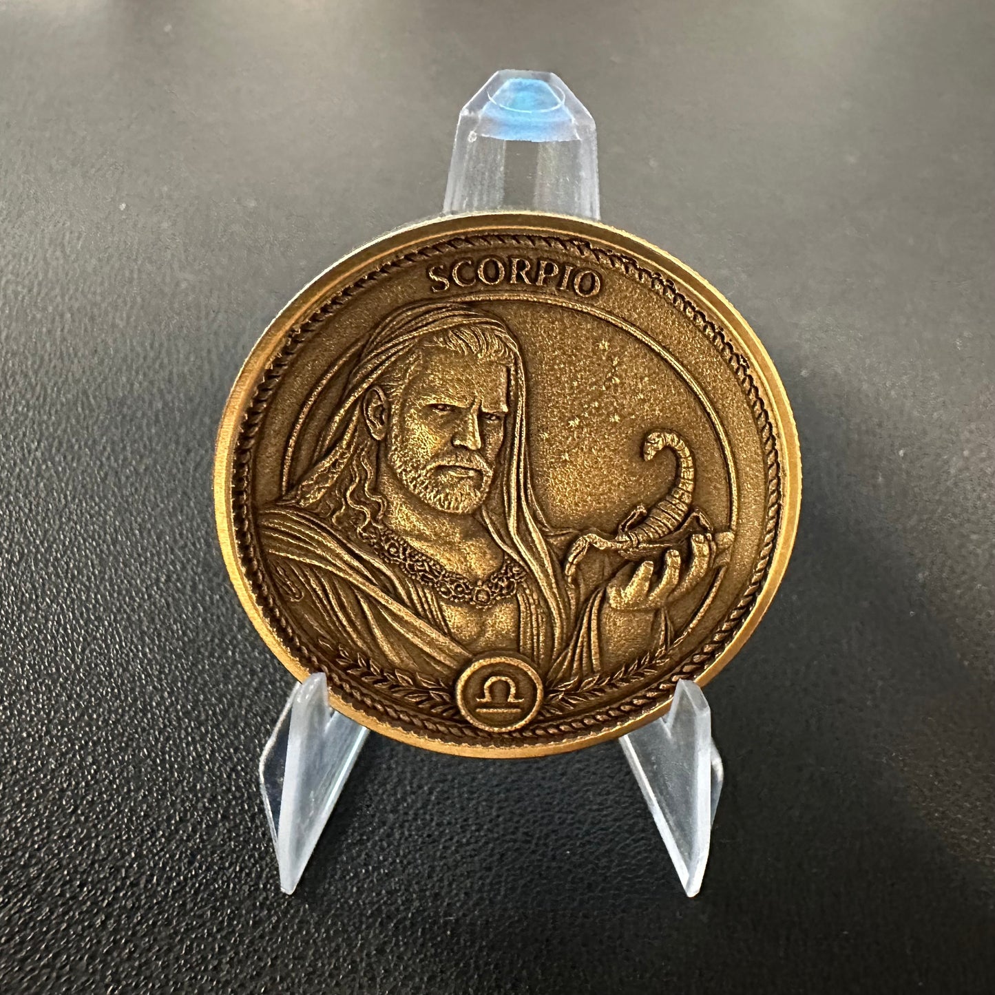 GAY BEAR ZODIAC - CHALLENGE COIN - SCORPIO