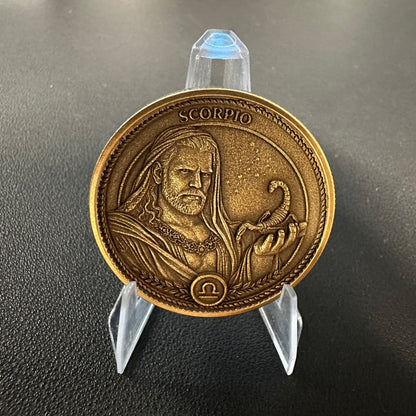 GAY BEAR ZODIAC - CHALLENGE COIN - SCORPIO