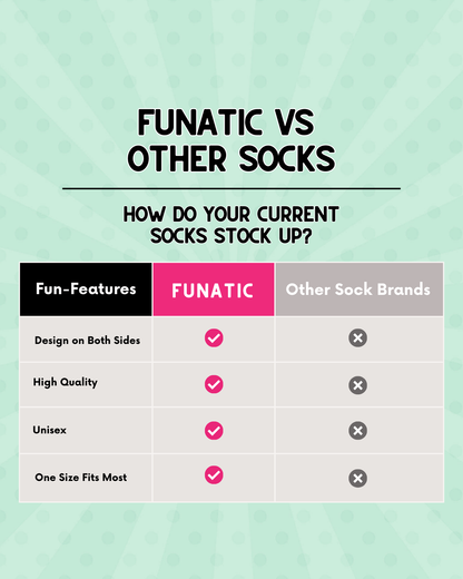 Funatic Don't Be A Dick Socks | Funny