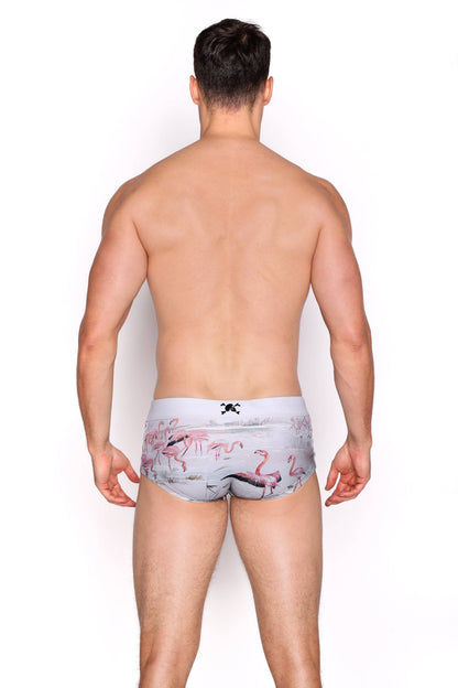 SKULL & BONES FLAMINGO SQUARE CUT