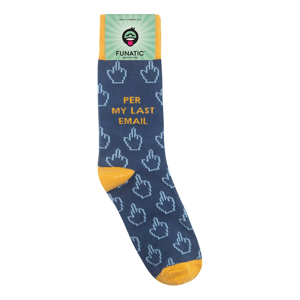 FUNATIC PER MY LAST EMAIL SOCKS