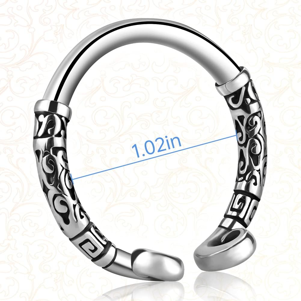 GRAFFITTI - SCROLL GLANS RING STAINLESS STEEL - SILVER
