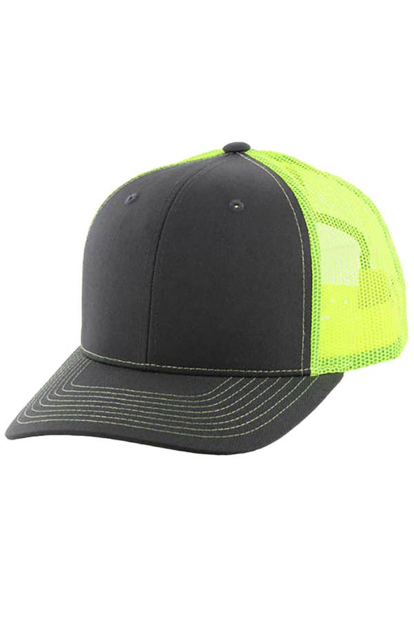 KAMEL 6 PANEL TWILL HAT CHARCOAL