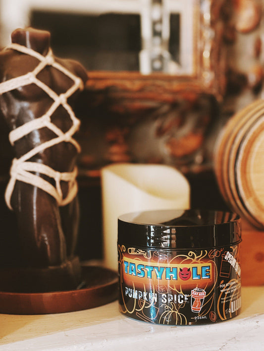 LEATHER DADDY TASTYHOLE™ - PUMPKIN SPICE FLAVORED BODY SCRUB