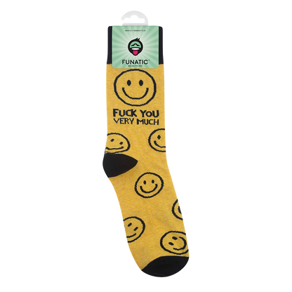 Funatic Fuck You Very Much Socks | Funny