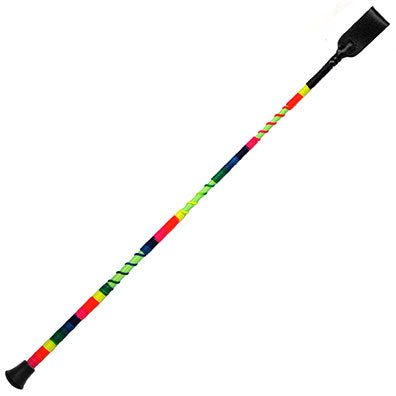 KOOKIE NEON RAINBOW RIDING CROP 24"