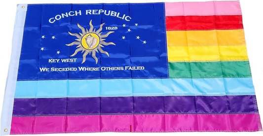 CONCH REPUBLIC PRIDE FLAG 3'X5'