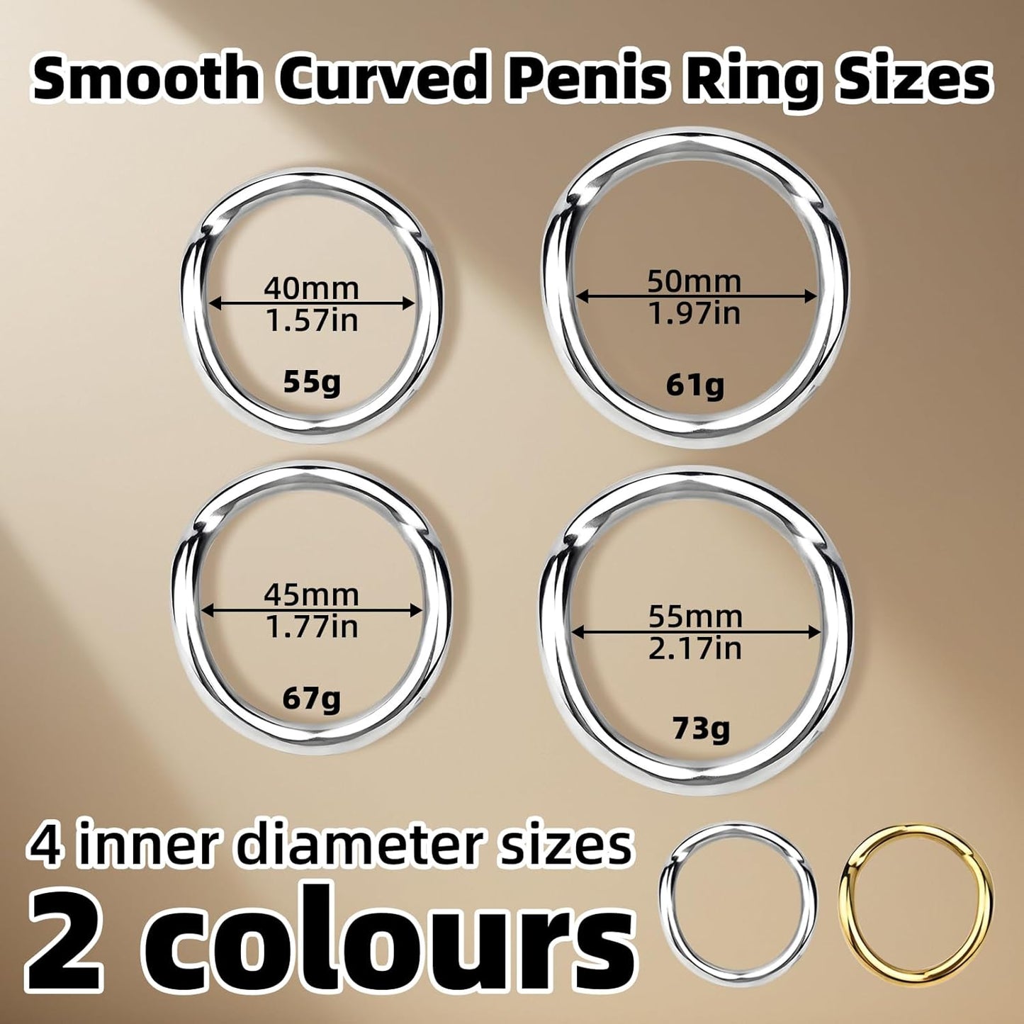 GRAFFITTI - ARC RING STAINLESS STEEL - GOLD