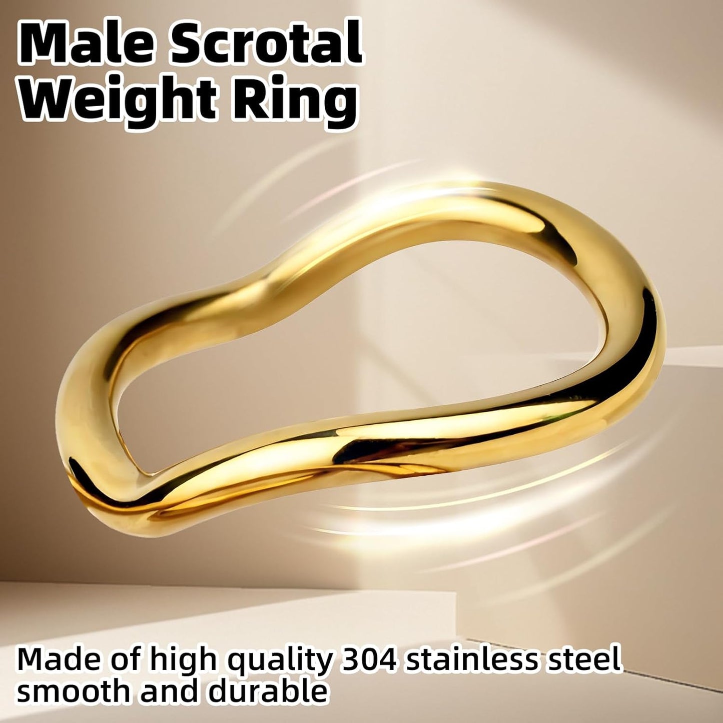 GRAFFITTI - ARC RING STAINLESS STEEL - GOLD