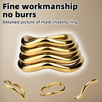 GRAFFITTI - ARC RING STAINLESS STEEL - GOLD