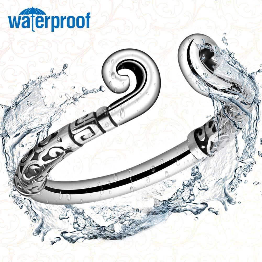 GRAFFITTI - SCROLL GLANS RING STAINLESS STEEL - SILVER