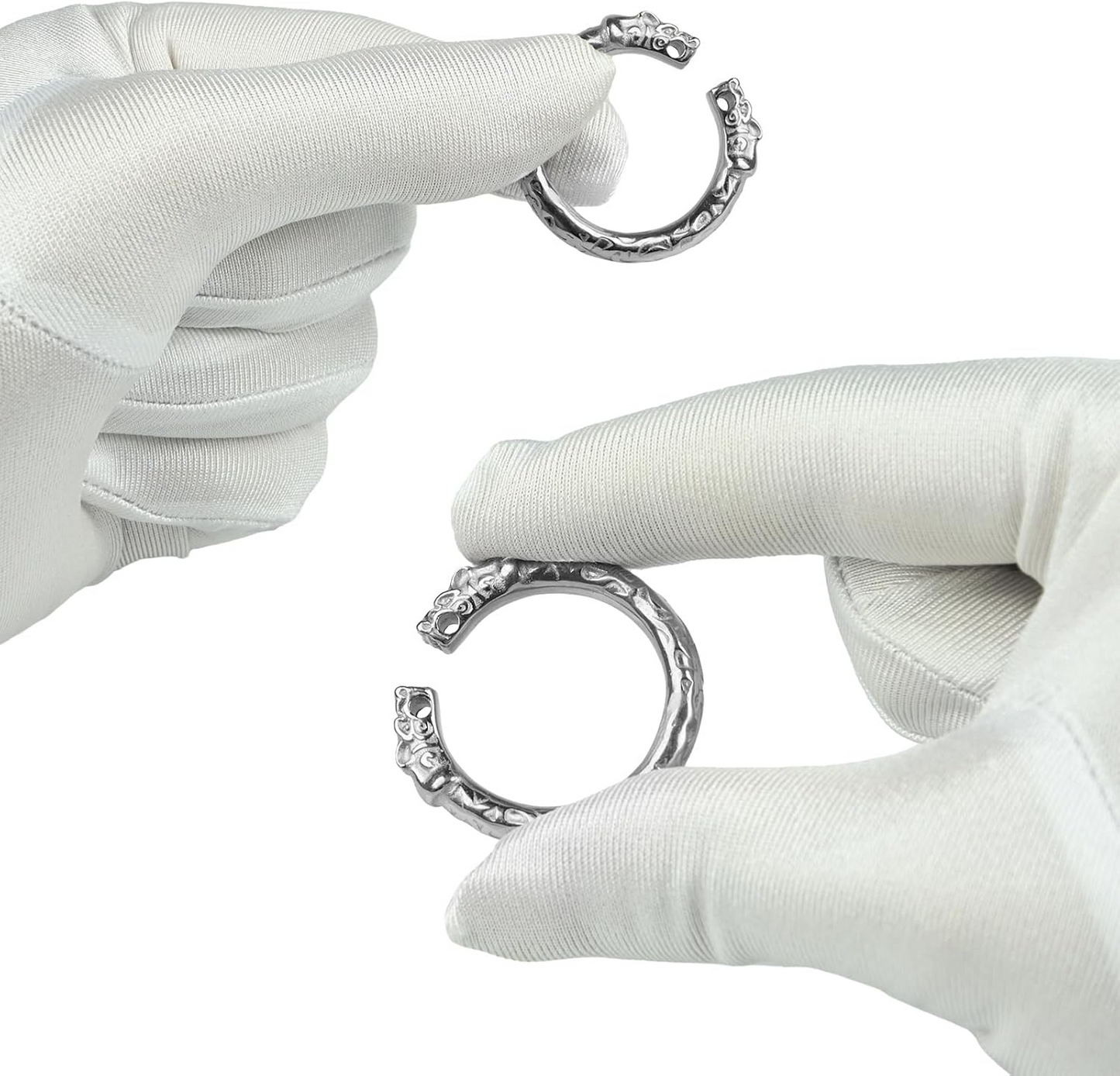 GRAFFITTI - TIGER GLANS RING STAINLESS STEEL - SILVER