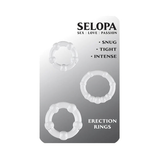 SELOPA ERECTION RINGS 3 PIECE SET