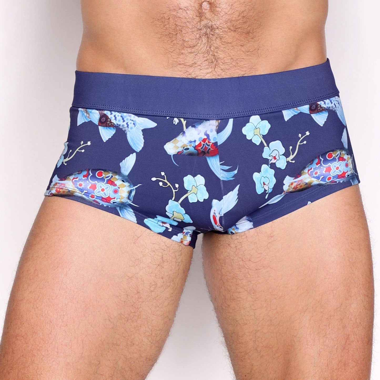 SKULL & BONES KOI BLUE SWIM BRIEF