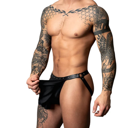 MALE POWER FETISH SPARTACUS JOCKSTRAP - BLACK