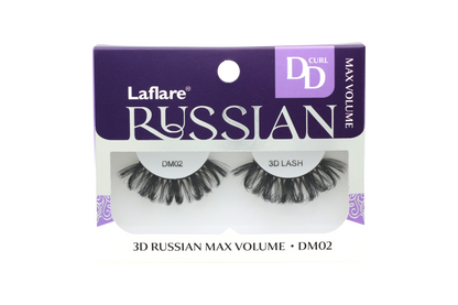 LAFLARE 3D RUSSIAN VOLUME DD CURL HANDMADE LASH