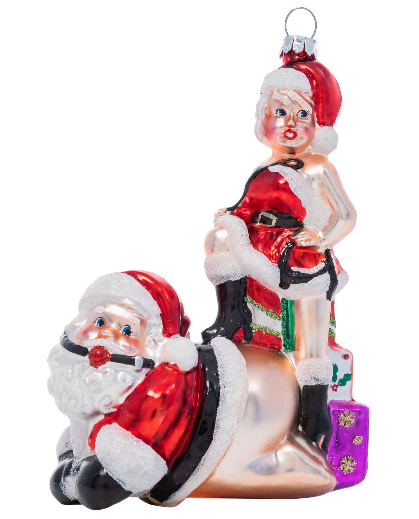 CHEEKY ORNAMENTS SUBMISSIVE SANTA
