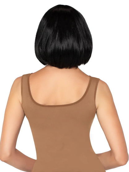 LEG AVENUE 14" SHORT NATURAL BOB WIG - BLACK