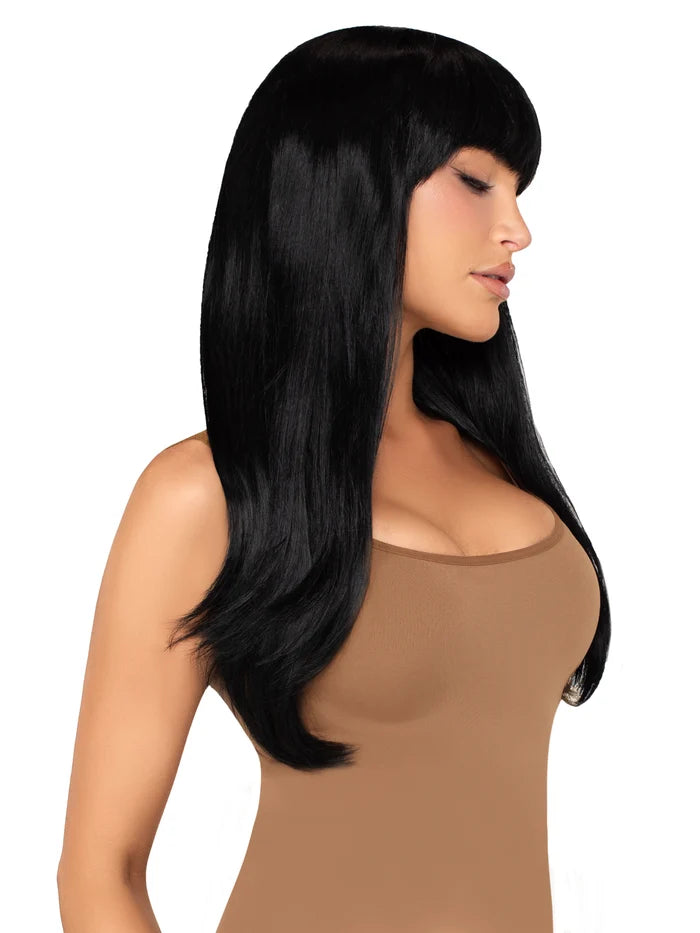 LEG AVENUE 25" BANGIN' LONG WIG - BLACK
