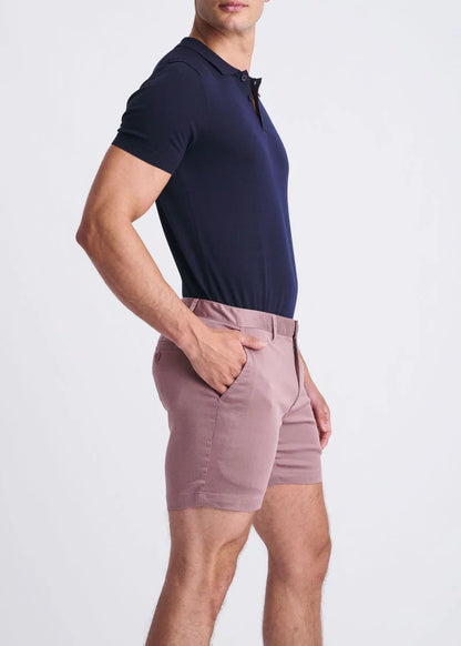 POSTMARC 6" TEXTURED STRETCH KNIT CHINO - PUNCH