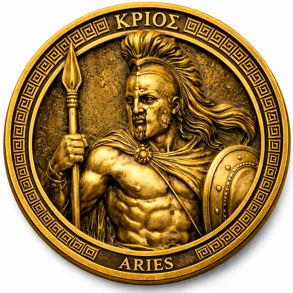 GAY ZODIAC - CHALLENGE COIN - ARIES
