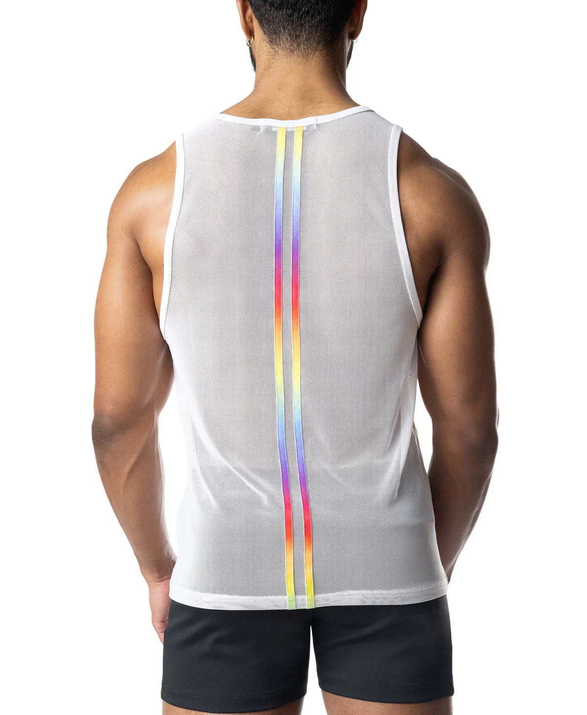 NASTY PIG AURA PRIDE TANK TOP - WHITE