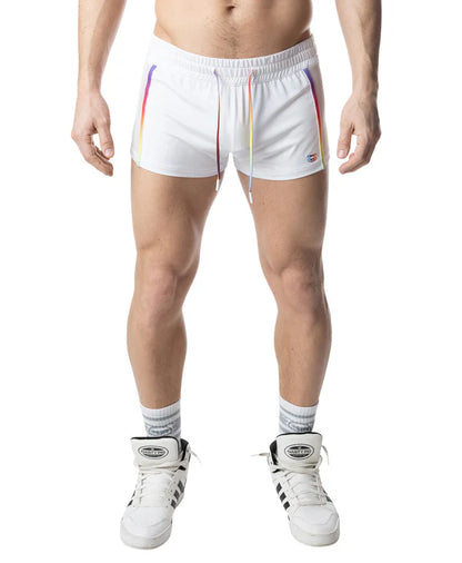 NASTY PIG AURA PRIDE TRUNK SHORT - WHITE