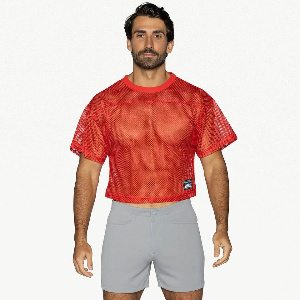 BIKE SHORT SLEEVE PRACTICE JERSEY - RED