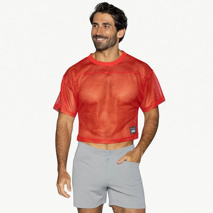 BIKE SHORT SLEEVE PRACTICE JERSEY - RED