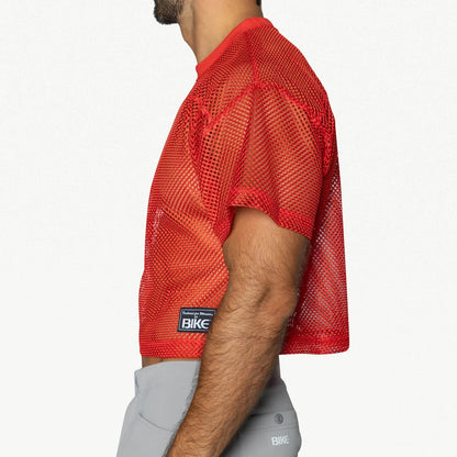 BIKE SHORT SLEEVE PRACTICE JERSEY - RED