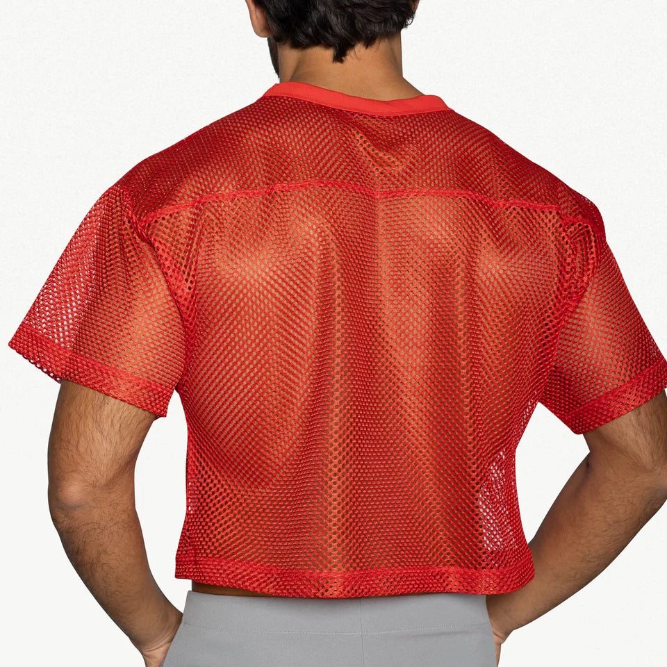 BIKE SHORT SLEEVE PRACTICE JERSEY - RED