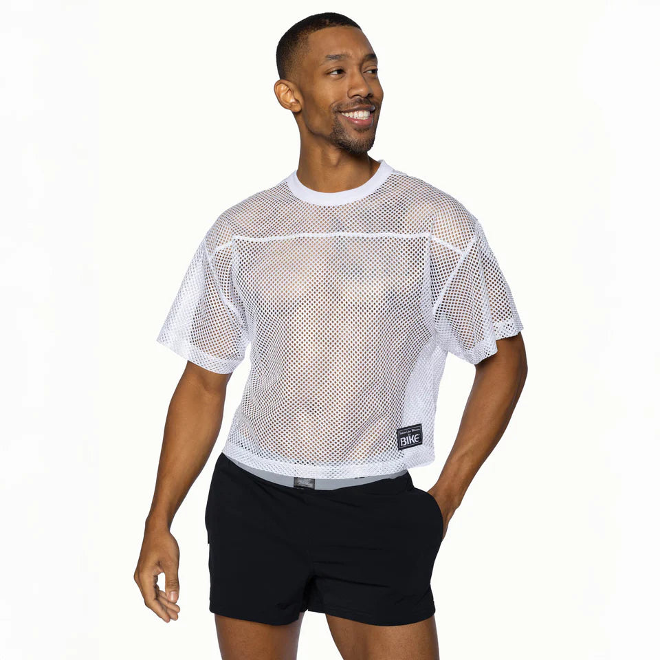 BIKE SHORT SLEEVE PRACTICE JERSEY - WHITE