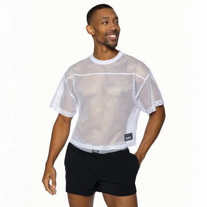 BIKE SHORT SLEEVE PRACTICE JERSEY - WHITE