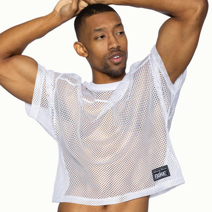 BIKE SHORT SLEEVE PRACTICE JERSEY - WHITE