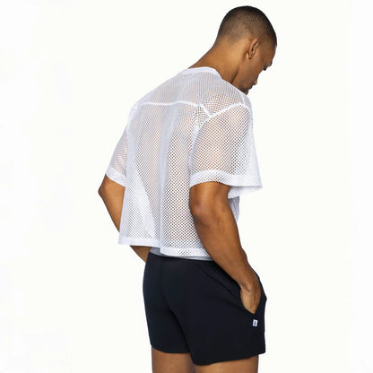 BIKE SHORT SLEEVE PRACTICE JERSEY - WHITE