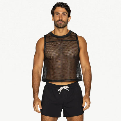 BIKE MESH SLEEVELESS PRACTICE JERSEY - BLACK