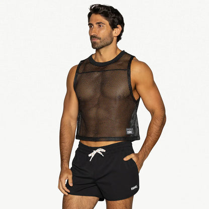 BIKE MESH SLEEVELESS PRACTICE JERSEY - BLACK
