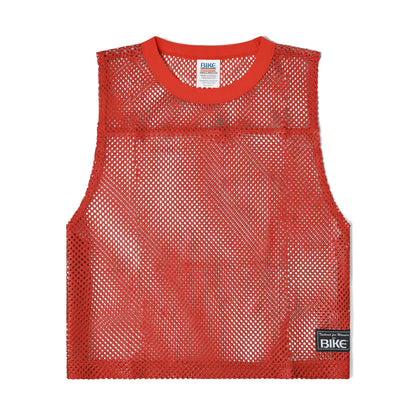BIKE MESH SLEEVELESS PRACTICE JERSEY - RED