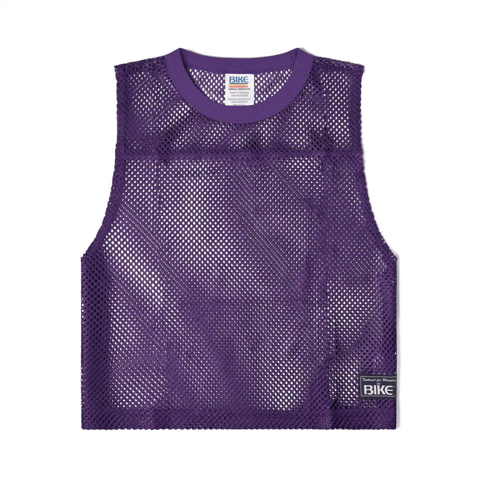 BIKE MESH SLEEVELESS PRACTICE JERSEY - PURPLE