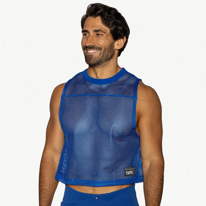 BIKE MESH SLEEVELESS PRACTICE JERSEY - ROYAL