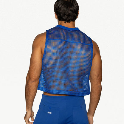 BIKE MESH SLEEVELESS PRACTICE JERSEY - ROYAL