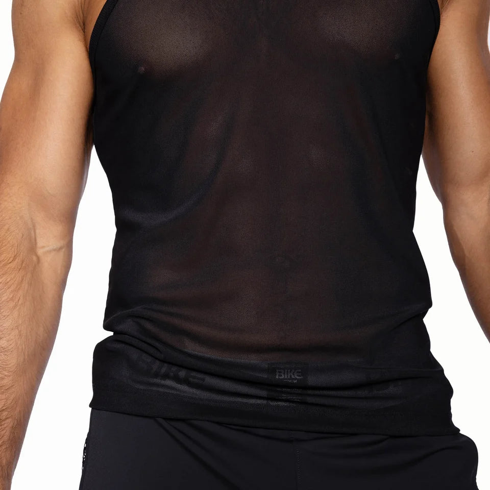 BIKE MESH TANK - BLACK