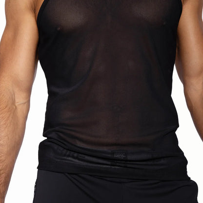 BIKE MESH TANK - BLACK