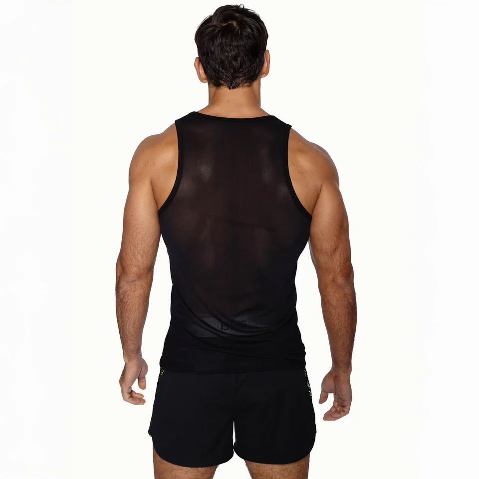 BIKE MESH TANK - BLACK