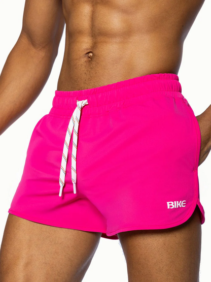 BIKE TRACK SHORT - HOT PINK