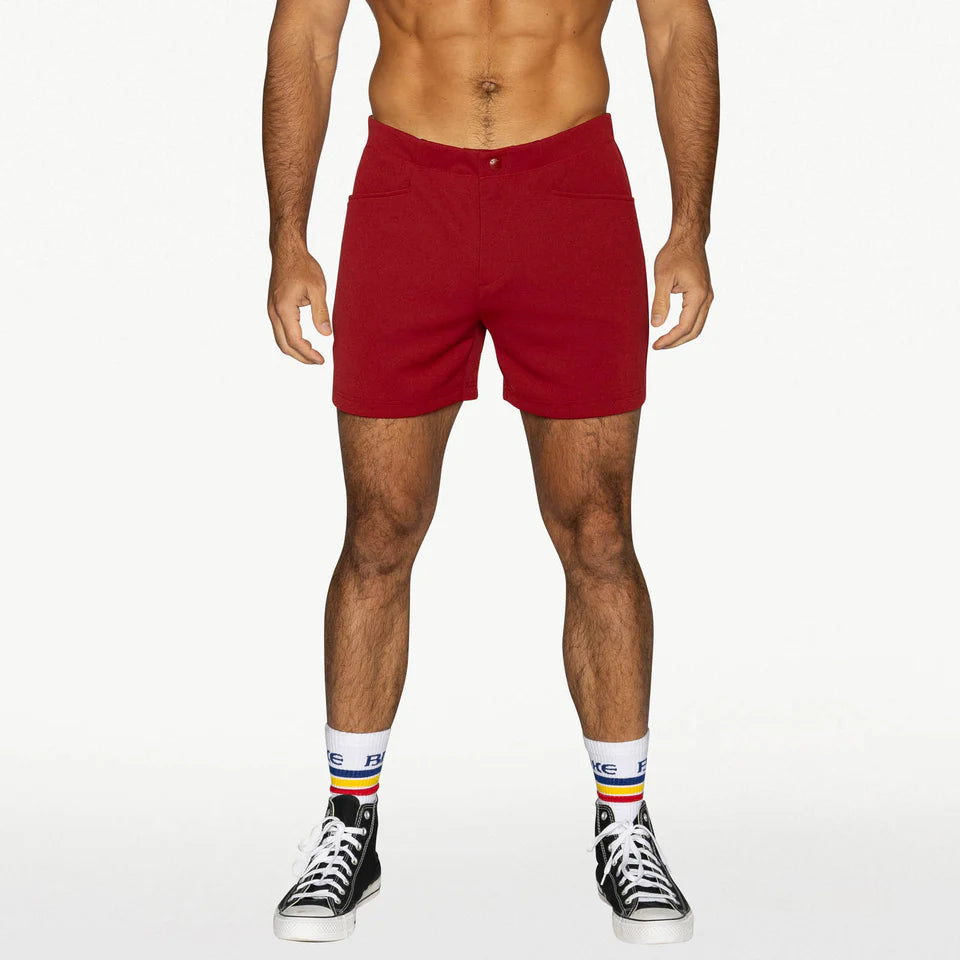 BIKE COACHES SHORTS - RED