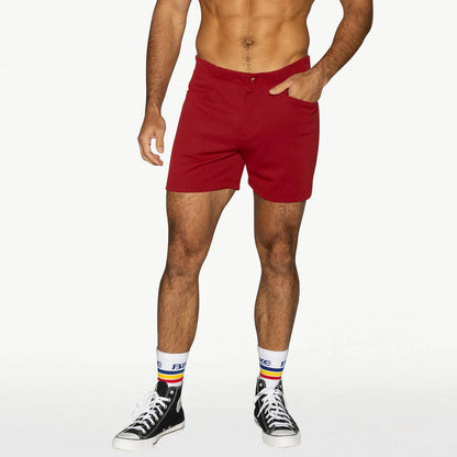 BIKE COACHES SHORTS - RED