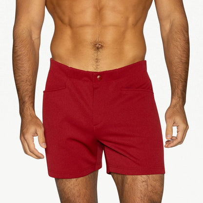 BIKE COACHES SHORTS - RED
